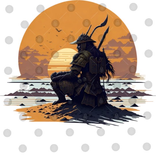 Samurai Sunrise Digital Files