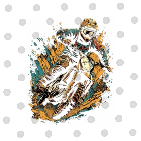 Dirt Bike Racer Biker Motorcycle Riding Motocross Digital Files