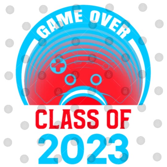 Game Over Class of 2023 Video Games Vintage Digital Files