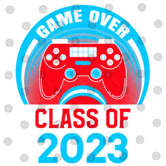 Game Over Class Of 2023 Digital Files Students Funny 2023