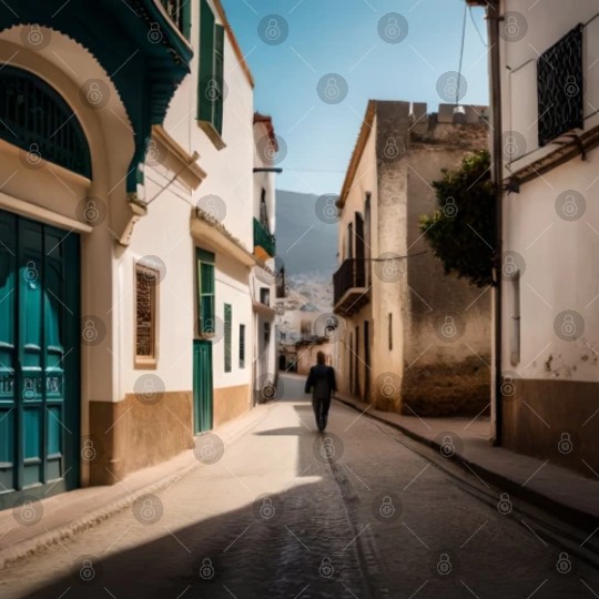 Fantasy pictures ,town Morocco ,city Tetouan Digital Files