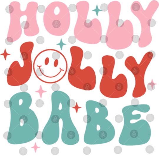 Holly Jolly Babe Digital Files