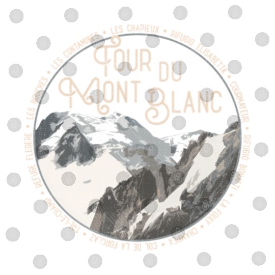 Tour Du Mont Blanc Gear European Hiking Trail Hike Digital Files