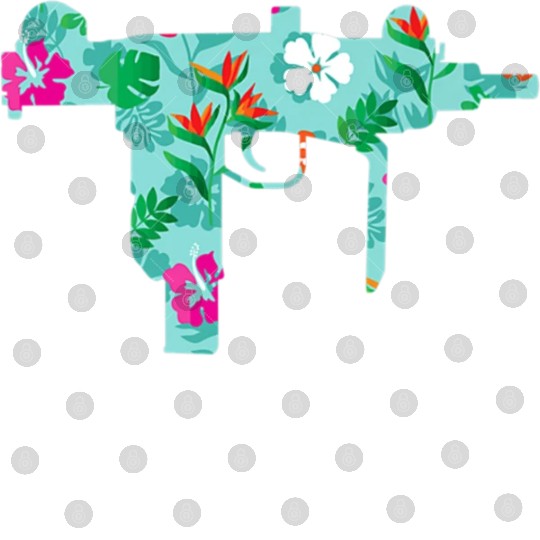 Tropical Gun Lover Firearm Beach Hawaiian Digital Files