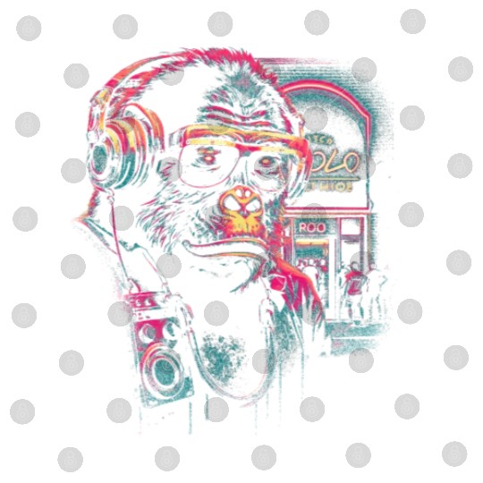 neon gorilla Digital Files