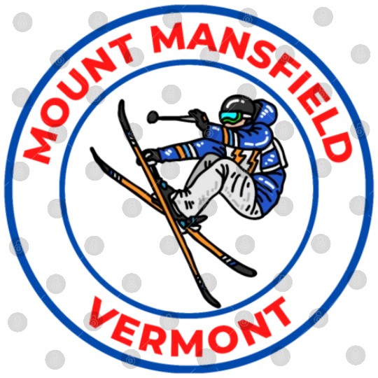 Retro Skiing Mount Mansfield Vermont Souvenir Digital Files