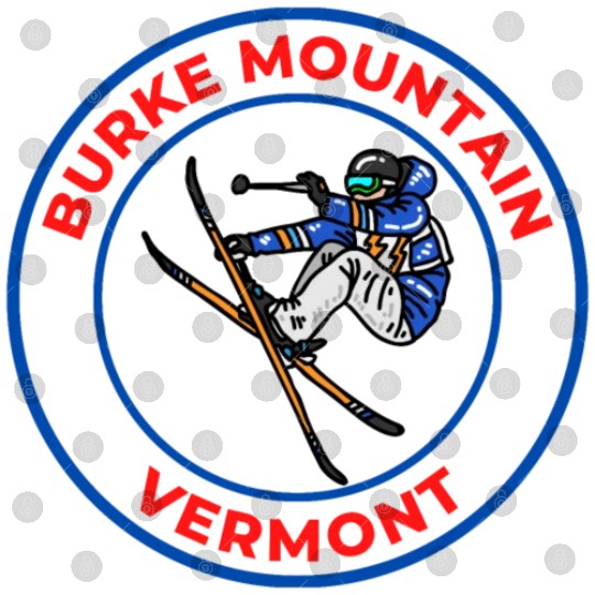 Retro Skiing in Burke Mountain Vermont Souvenir Digital Files