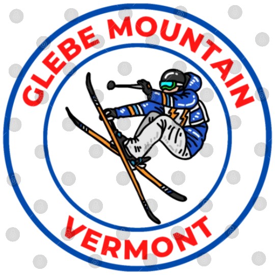 Retro Cool Skiing Glebe Mountain Vermont Souvenir Digital Files