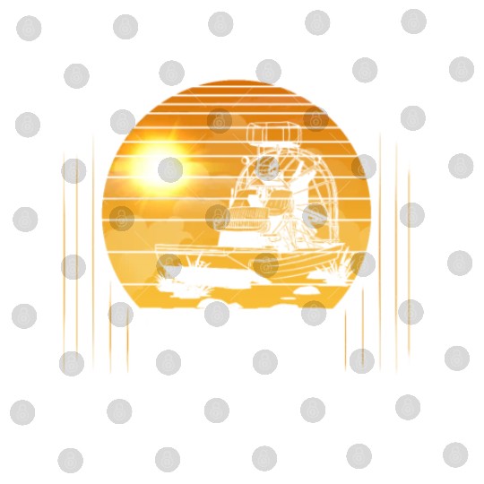 Air Boat Hair Don't Care Propeller Swamp Airboat H Digital Files