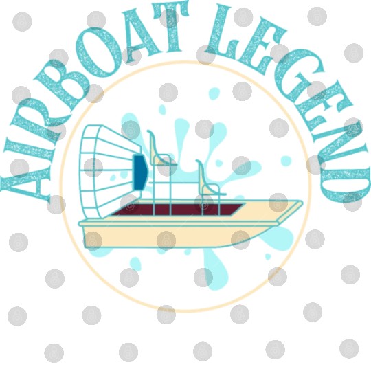 Airboat Legend Hydroplane Air Boat Propeller Swamp Digital Files