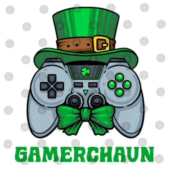 Gamerchaun Gamer St Patrick'S Day Toddler Lucky Digital Files