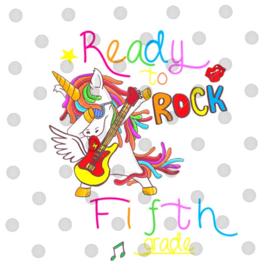Ready to rock Fifth grade Back to school Digital Files