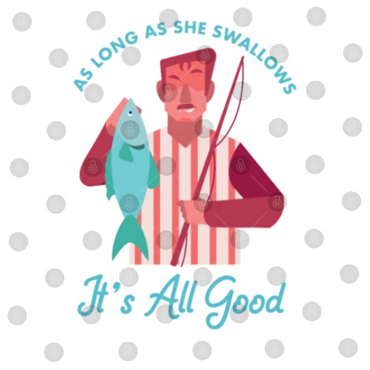 Novelty Fisherman Lake Fishermen Gift Long As She Digital Files