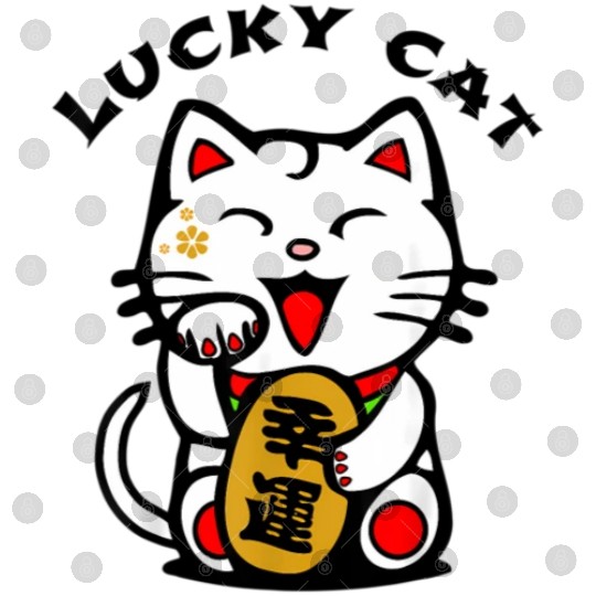 Lucky Cat Maneki-Neko Japanese Luck Feng Shui Digital Files