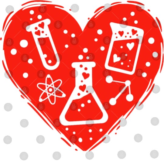 Science Physics Heart Valentines Day Chemist Physi Digital Files