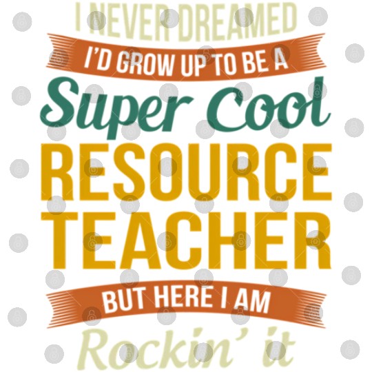 Resource Teacher Appreciation Digital Files
