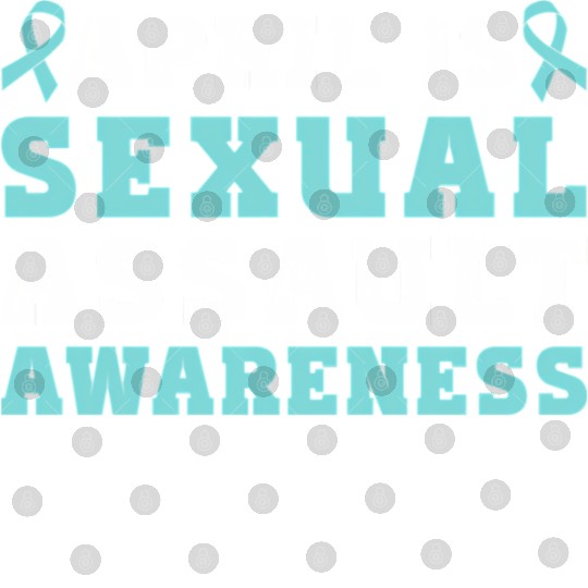 April Is Sexual Assault Awareness Teal Ribbon Digital Files