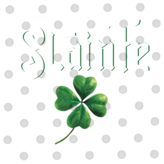 Slainte Shamrock Health St Patricks Day Digital Files