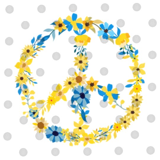Ukraine Flag Flower Peace Heritage Digital Files