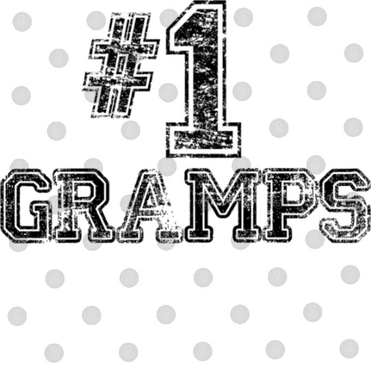 1 Gramps Number One Sports Father'S Day Digital Files