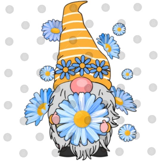 Z4R8 Daisy Gnomes Floral Gnomes Spring Digital Files