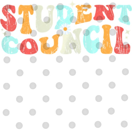 Vintage Student Council groovy retro back to schoo Digital Files