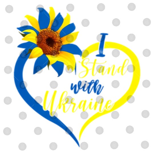 Love Heart Ukraine Sunflower Ukrainian I Stand Wit Digital Files