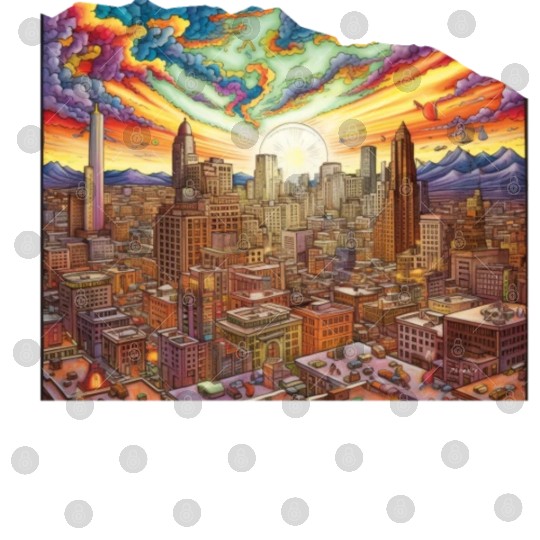 "Phoenix 3D Radiance A Limited Edition Cityscape Digital Files