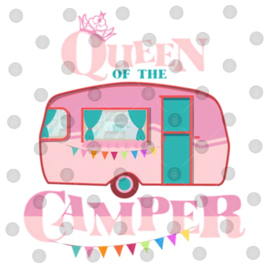 Queen Of The Camper Camping Digital Files