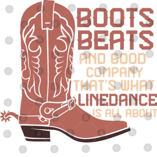 Line Dance Boots Beats Good Company Country Music Digital Files