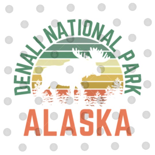 Denali National Park Alaska Moose Hiking Nature Digital Files