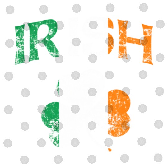Irish Shamrock Ireland Flag St PatricDay Fade Digital Files
