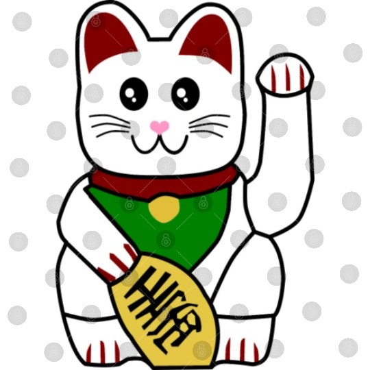 Cute Japanese Lucky Cat 1 Digital Files