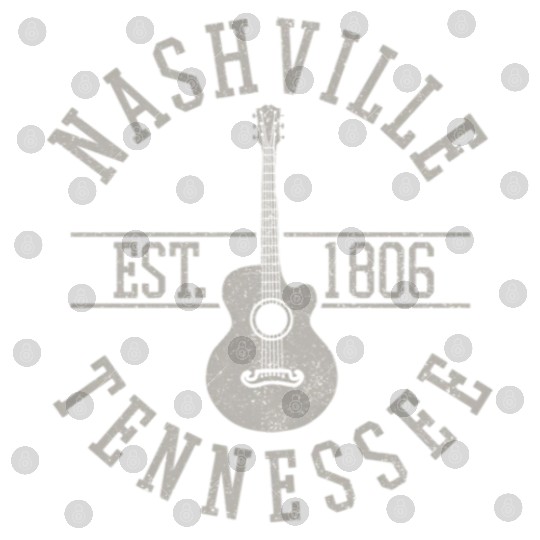 Nashville Country Music City Guitar Digital Files