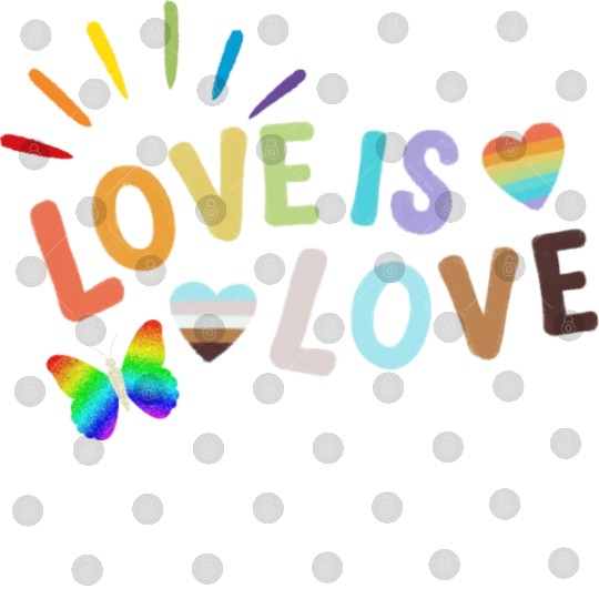 Love is Love - LGBTQ Gay Pride Rainbow Digital Files