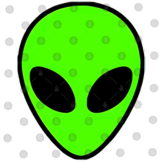 Alien Head Pocket Patch Area 51 Digital Files