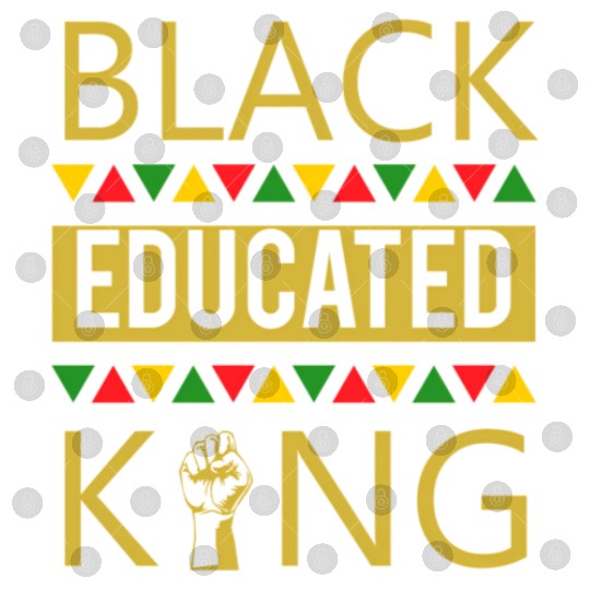 Black Educated King Black African American Digital Files