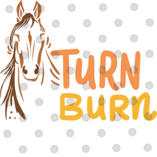 Equestrian Fun Barrel Racing Turn N Burn Digital Files
