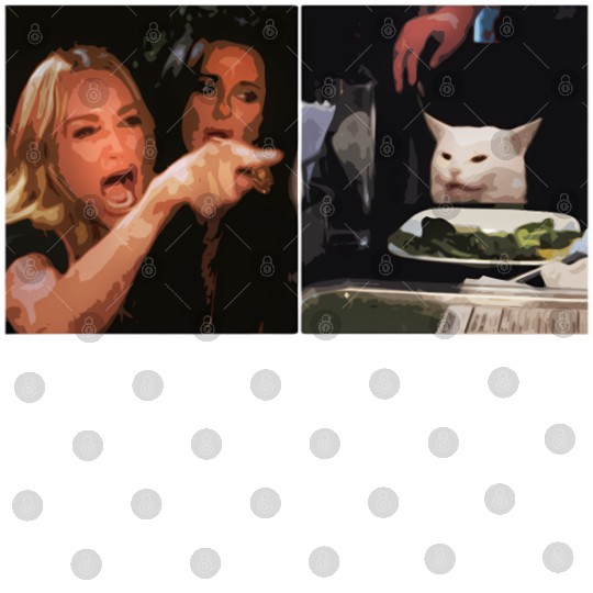 Yelling At A Cat Meme Digital Files