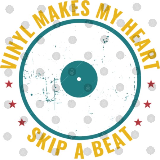 Vinyl Makes My Heart Skip A Beat Funny Record Digital Files