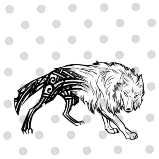 Freki Geri Wolf Odin Wotan Nordic God Valhalla Digital Files