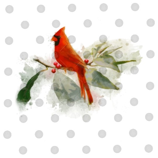 Wild Red Cardinal Bird Digital Files