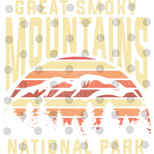 Retro National Park Great Smoky Mountains National Digital Files