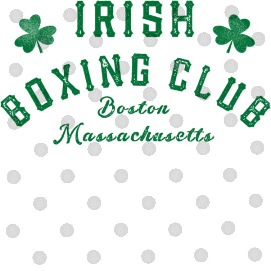 Irish Bong Club Boston Massachusetts Shamrock Digital Files