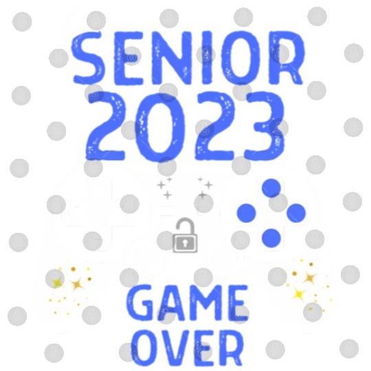 Class Of 2023 Senior Video Game Over School Gamer Digital Files