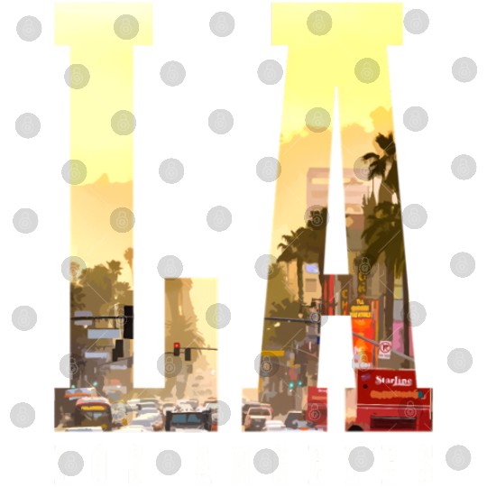 Los Angeles La yline California La Digital Files