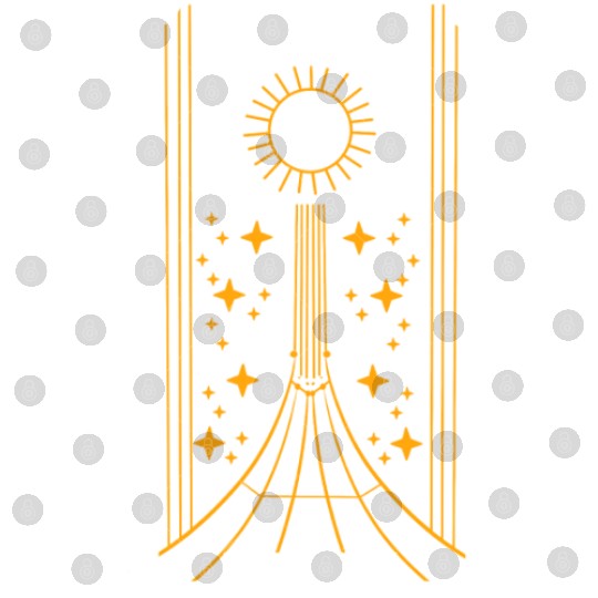 The Moon Black Tarot Card Occultism Devil Gothic Digital Files