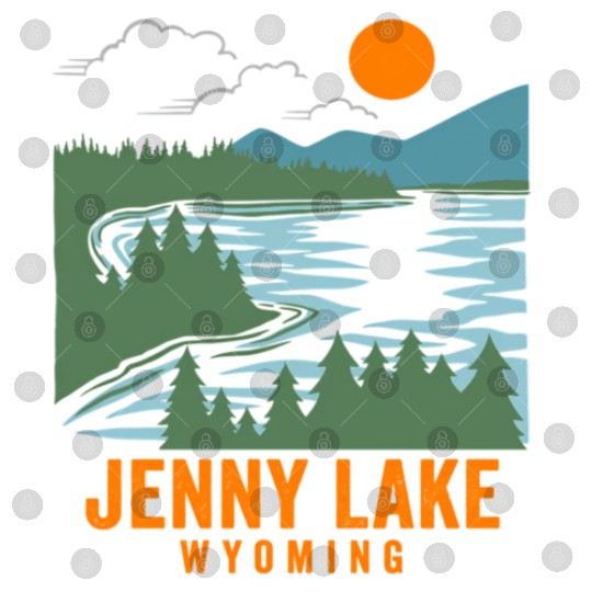 Jenny Lake Wyoming Digital Files