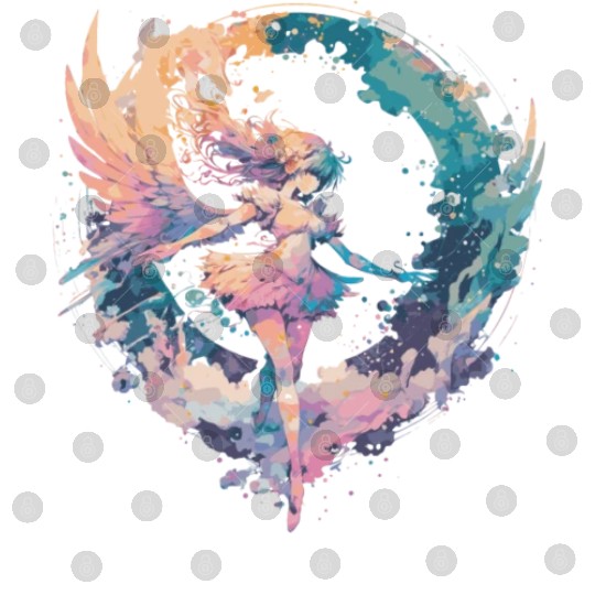 Watercolor Fairy Girls Fairycore Pastel Goth Butte Digital Files