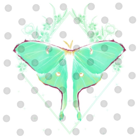 Luna Moth Beautiful Butterfly Insect Themed Digital Files